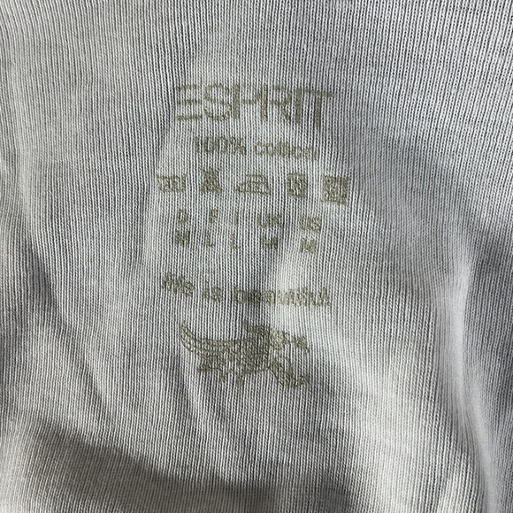 Esprit Double V-Neck Tops- Lilac & White Vintage Set - Picture 9 of 11